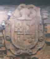 Piedra de armas del pazo de Triana